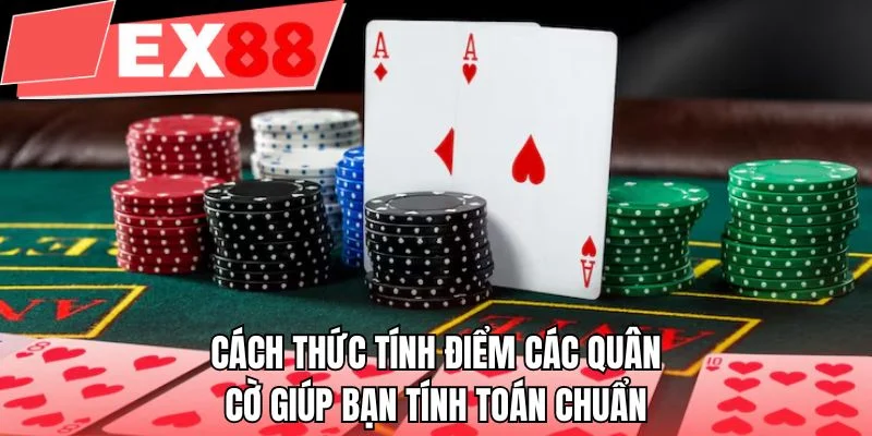 Cách thức tính điểm các quân cờ giúp bạn tính toán chuẩn
