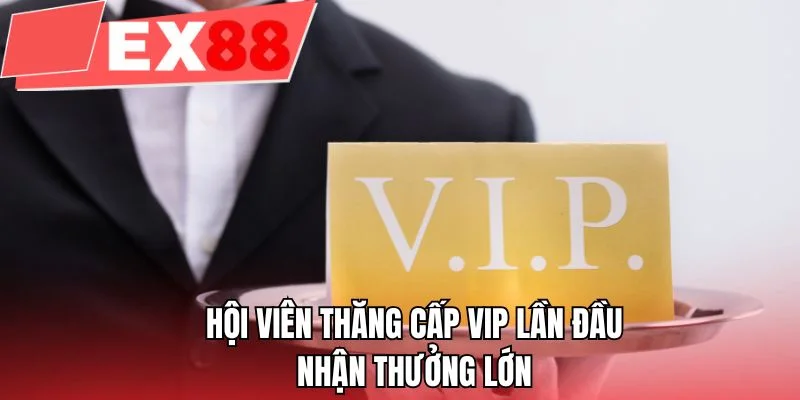 Hội viên thăng cấp vip lần đầu nhận thưởng lớn