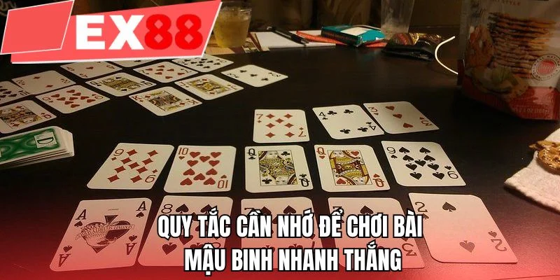 Quy tắc cần nhớ để chơi bài mậu binh nhanh thắng