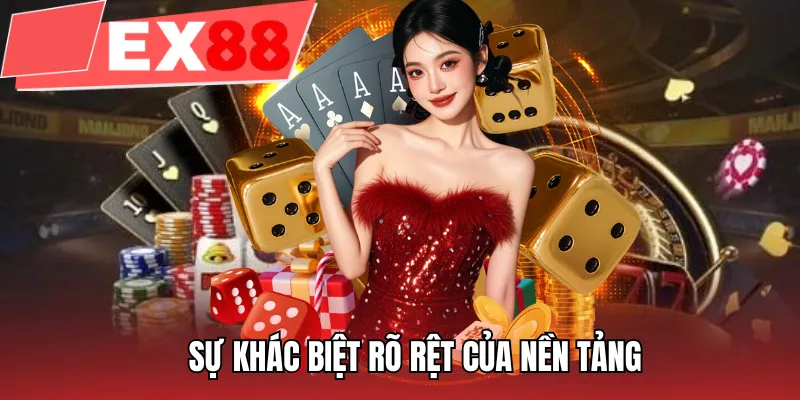 Sự khác biệt rõ rệt của nền tảng