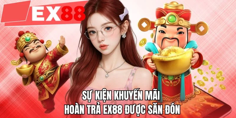Sự kiện khuyến mãi hoàn trả EX88 được săn đón